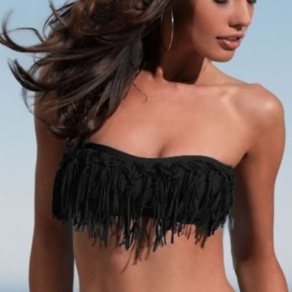 l*space Other - L Space Black Strapless Bikini Top - Black Bikini - Black Swimsuit Women -Bikini